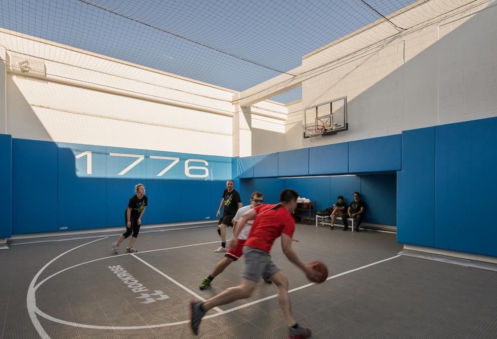 The Rooftop Basketball Court At 1776 Eye St Nw Is Open