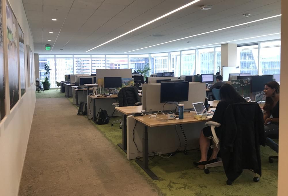Salesforce S New Offices At Salesforce Tower Have Employee Health Wellness In Mind Salesforce S New Offices At Salesforce Tower Have Employee Health Wellness In Mind