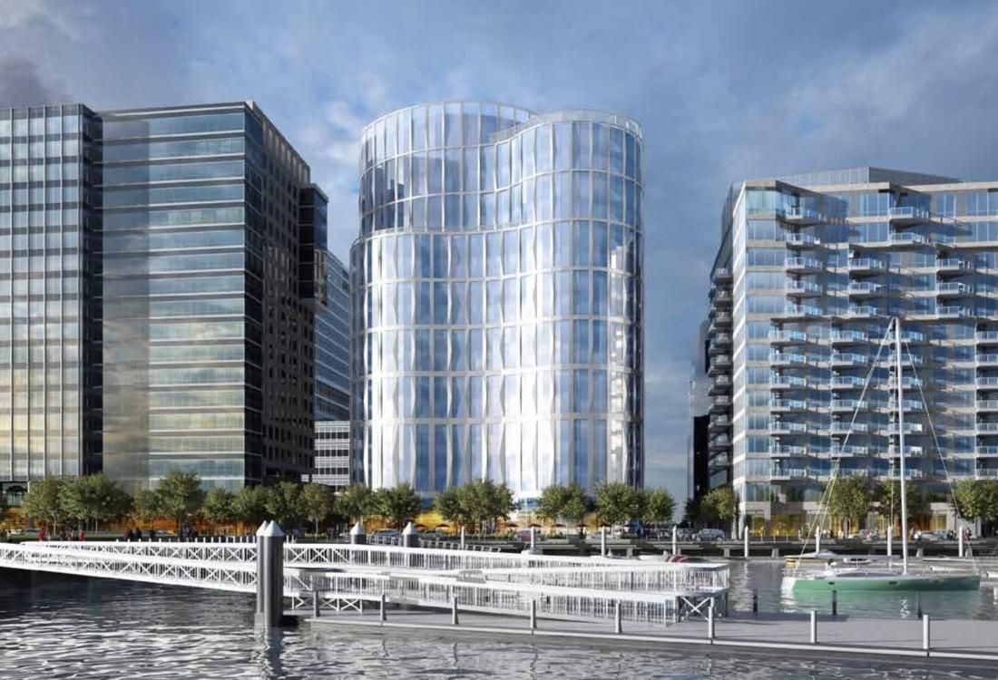 Elkus Manfredi Goes Curvy For Massmutual S Future Fan Pier Office
