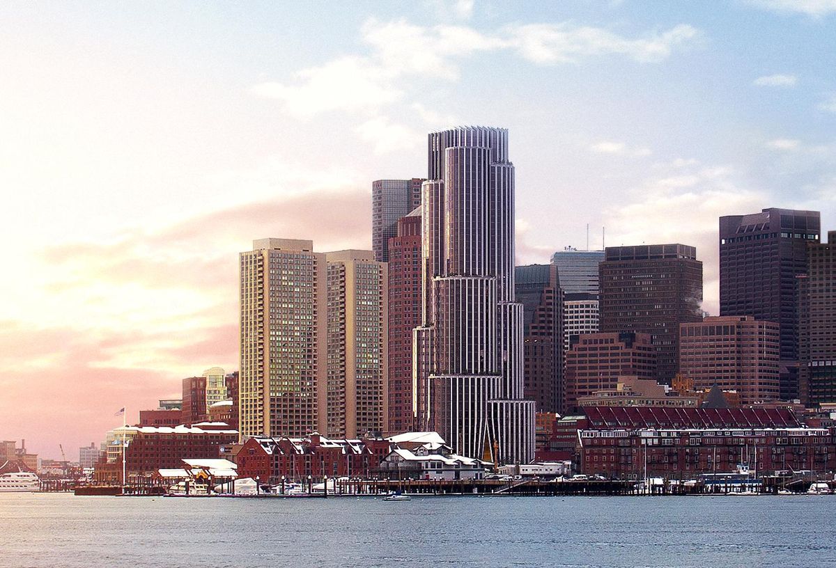 Don Chiofaro Files Plans For 1b 600 Foot Boston Waterfront Tower