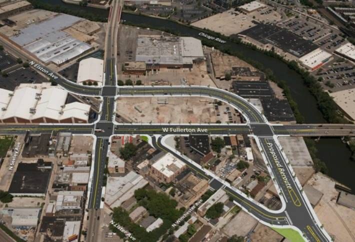 Realignment of Chicago's Most Dangerous Intersection Begins