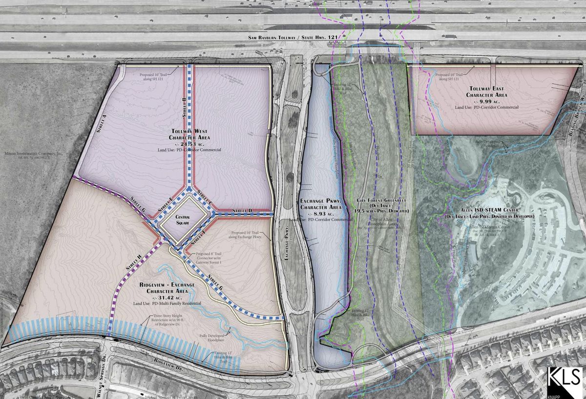 Allen Approves 75-Acre 121 Corridor Mixed-Use Development