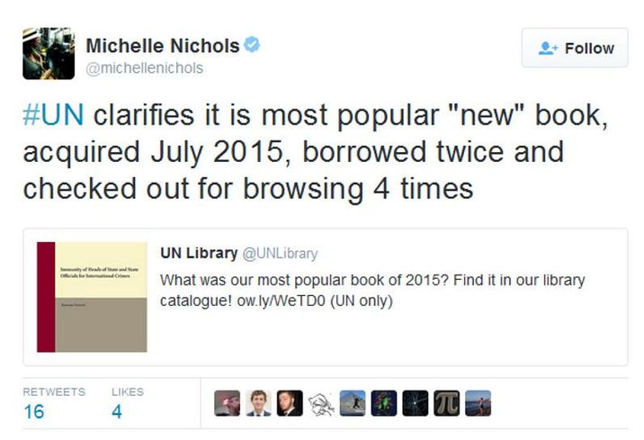 Guess The Legal Subject Of The UN Library's Most Checked Out Book