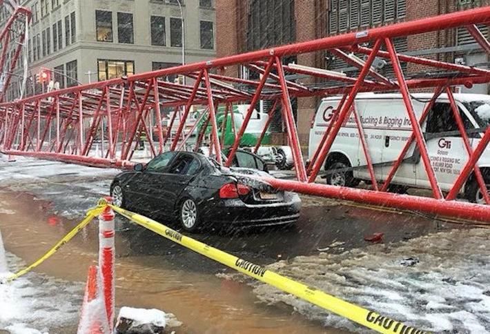 Crane Collapse In Tribeca Leaves One Dead, At Least 15 Hurt