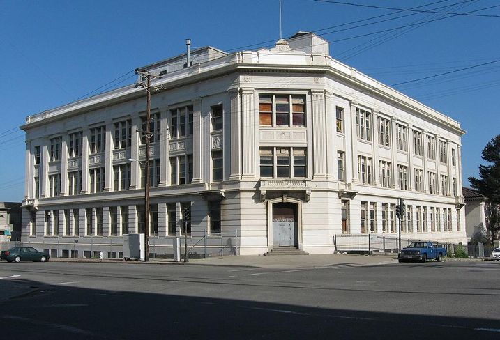 Historic Pier 70's Old Bethlehem Steel HQ in San Francisco
credit: Goodshoped35110s
This image is public domain