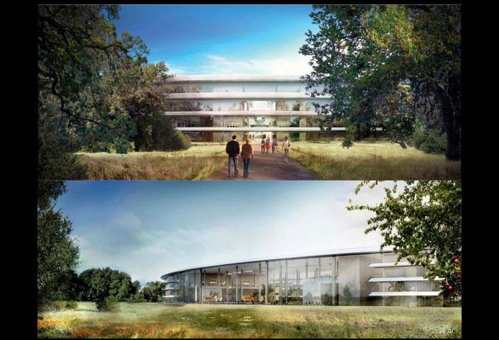 Green spaces collaged