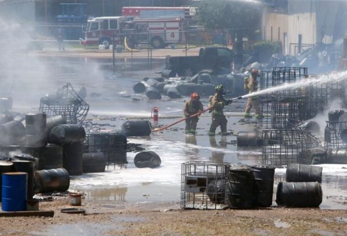 Four-Alarm Fire Burns Massive Warehouse To The Ground