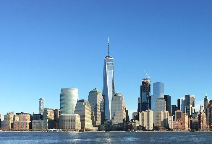 View of Lower Manhattan and the World Trade Center, New York