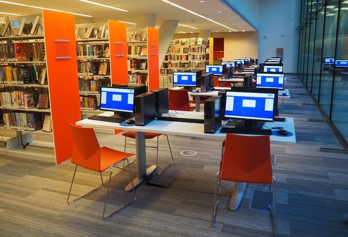 EXCLUSIVE Inside The New Library Under The Westlight Condo Building