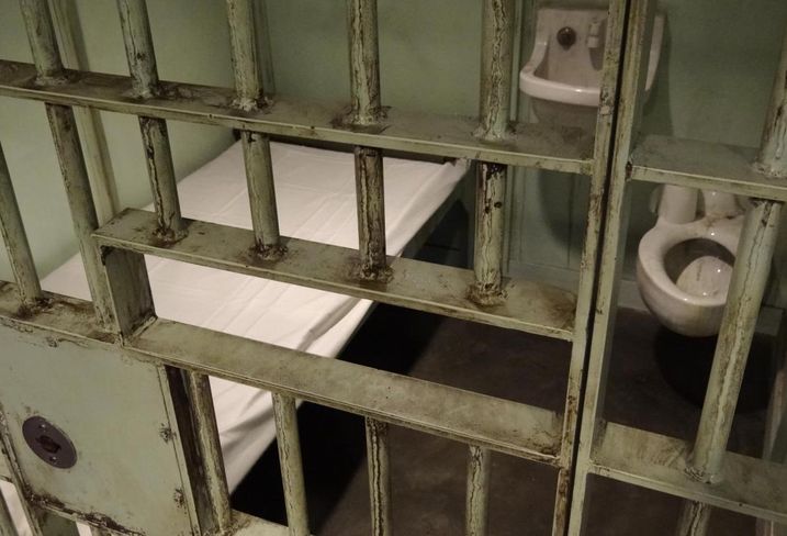 A recreation of Martin Luther King Jr.'s accommodations at Birmingham Jail.