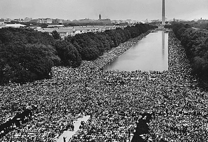 Lincoln Memorial during March On Washington