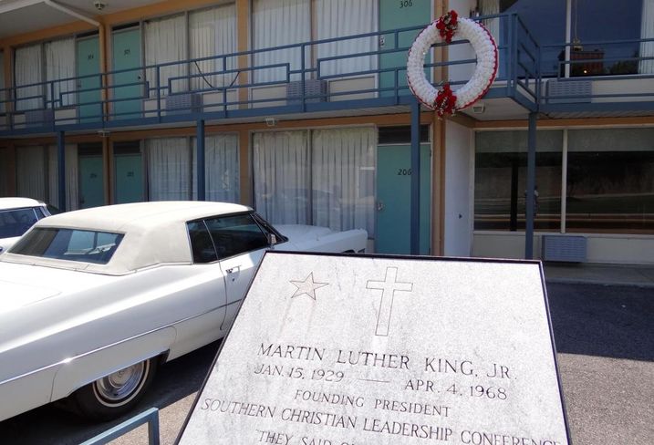 Lorraine Motel in Memphis where Martin Luther King Jr. was shot.