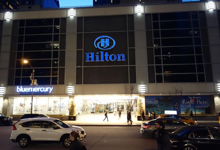 New York Hilton Midtown Manhattan at 1335 Sixth Ave.