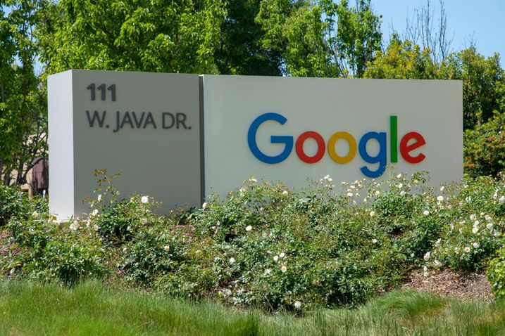 The Google sign in Sunnyvale, Calif.