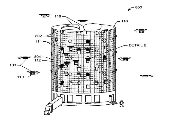 Amazon online drone hive