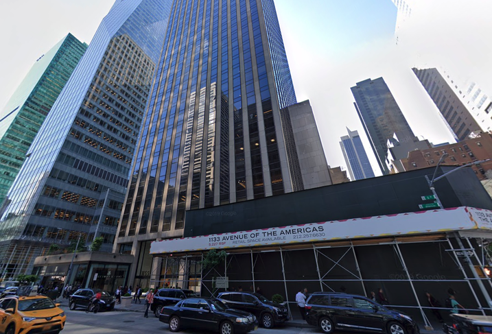 1133 Sixth Ave. in Midtown Manhattan
